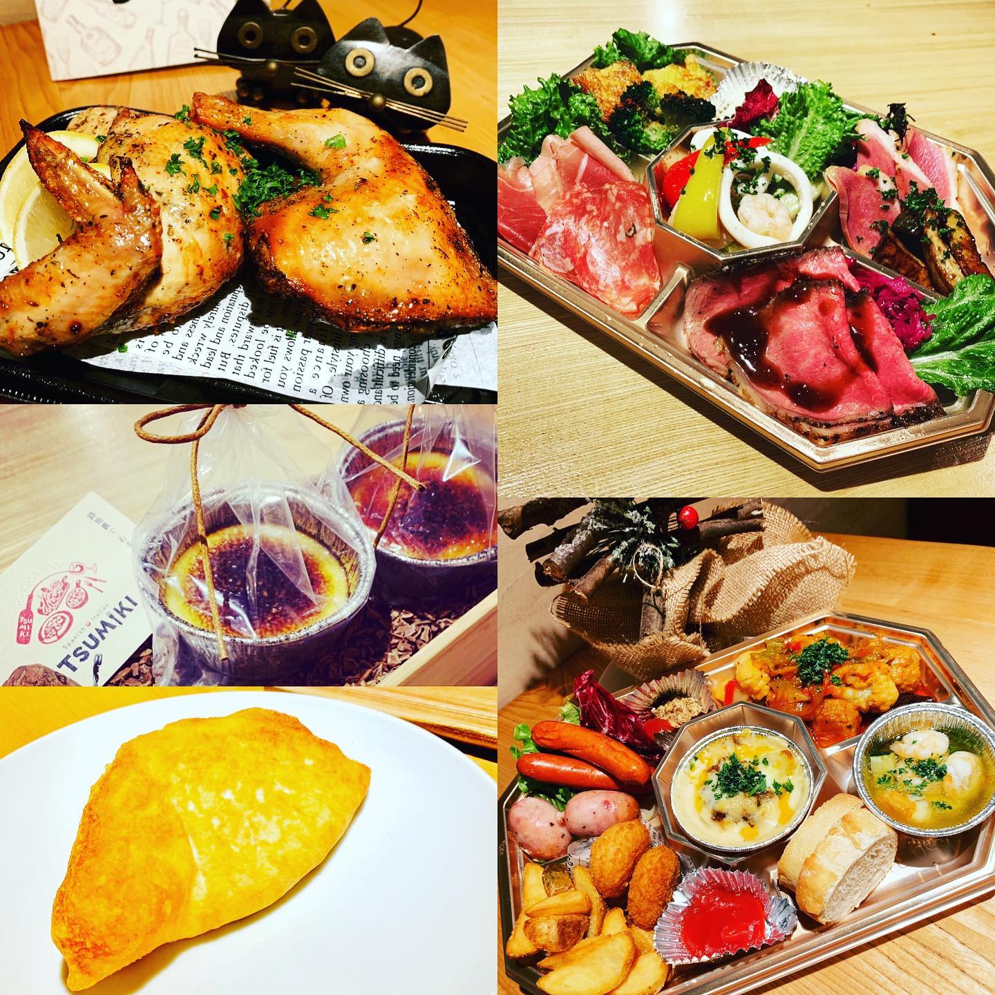 TSUMIKIのテイクアウト専用クリスマスボックス
大好評につき、完売間近となっております
12月21日までご予約受付中ですが、その前に完売してしまっていたらごめんなさい♂️ 内容は、写真のもののほかに契約農家さんのグリーンサラダが付いてます🥗揚げピザは2つ付けちゃいます
もちろん、テイクアウトピザのみのご予約も受付中️
TSUMIKIでテイクアウトして、クリスマスを盛り上げましょう