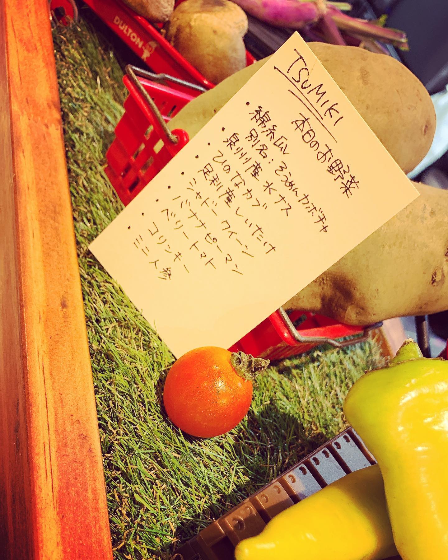 2022.10.13
すっかり秋めいた気候になりましたね。
朝晩が寒くて、TSUMIKIジュニアもさすがに長袖で学校へ行きました
さて、今日のお野菜は半数以上が長野県の契約農家さんのお野菜達です🥕
長野県の標高が高いところの畑なので、足利よりも寒いんだろうなー
野菜たちもスタッフも元気に営業中です!ご来店お待ちしております!